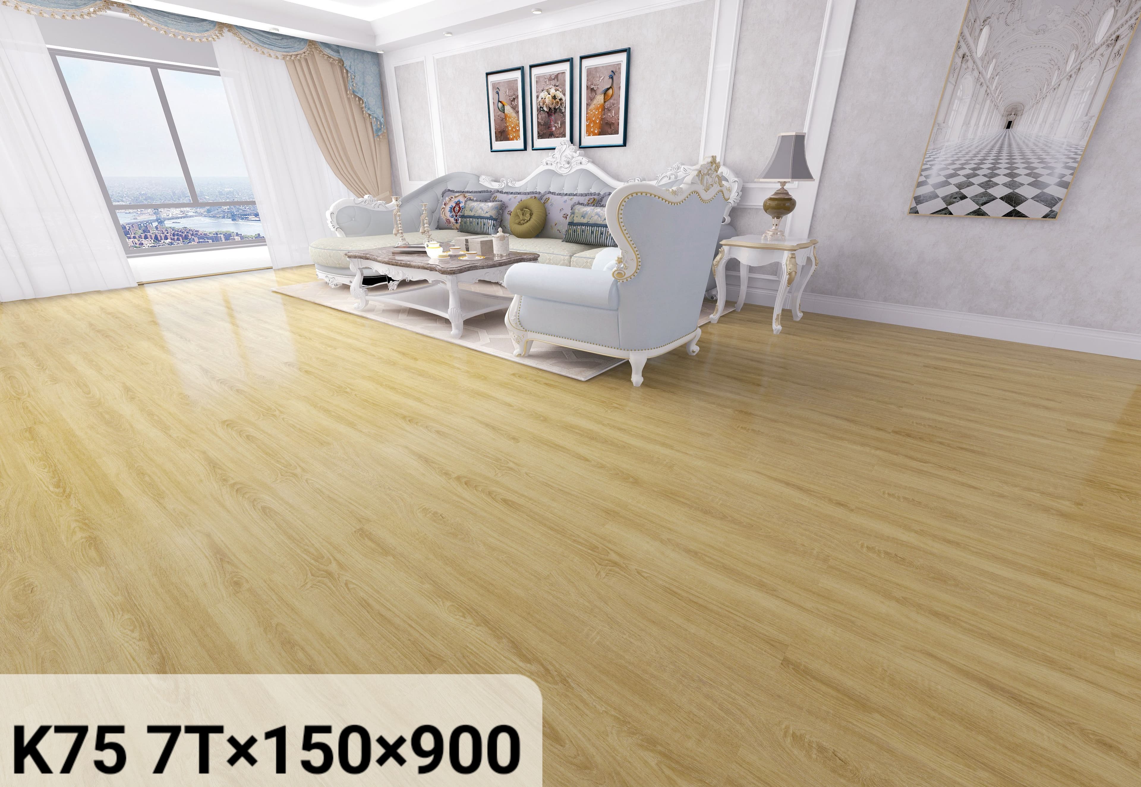 K75 Natural Wood — 실물 샘플